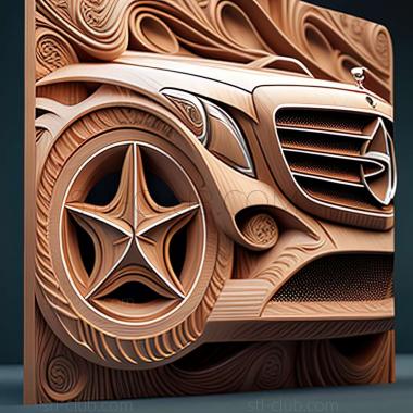 3D модель Mercedes Benz C218 (STL)